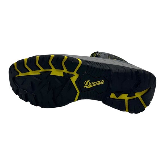 Danner Mens Trailtrek 4.5" Hiking Boots Gray & Yellow Leather/Fabric Up US 8 EE - Picture 2 of 16